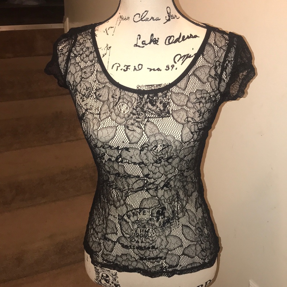 Express Floral Lace Top size XS